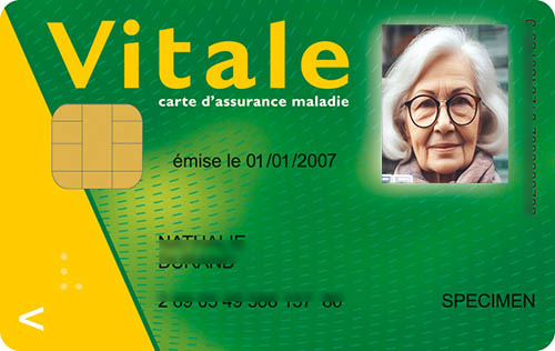 carte vitale mise à jour par la pharmacie de la Maine